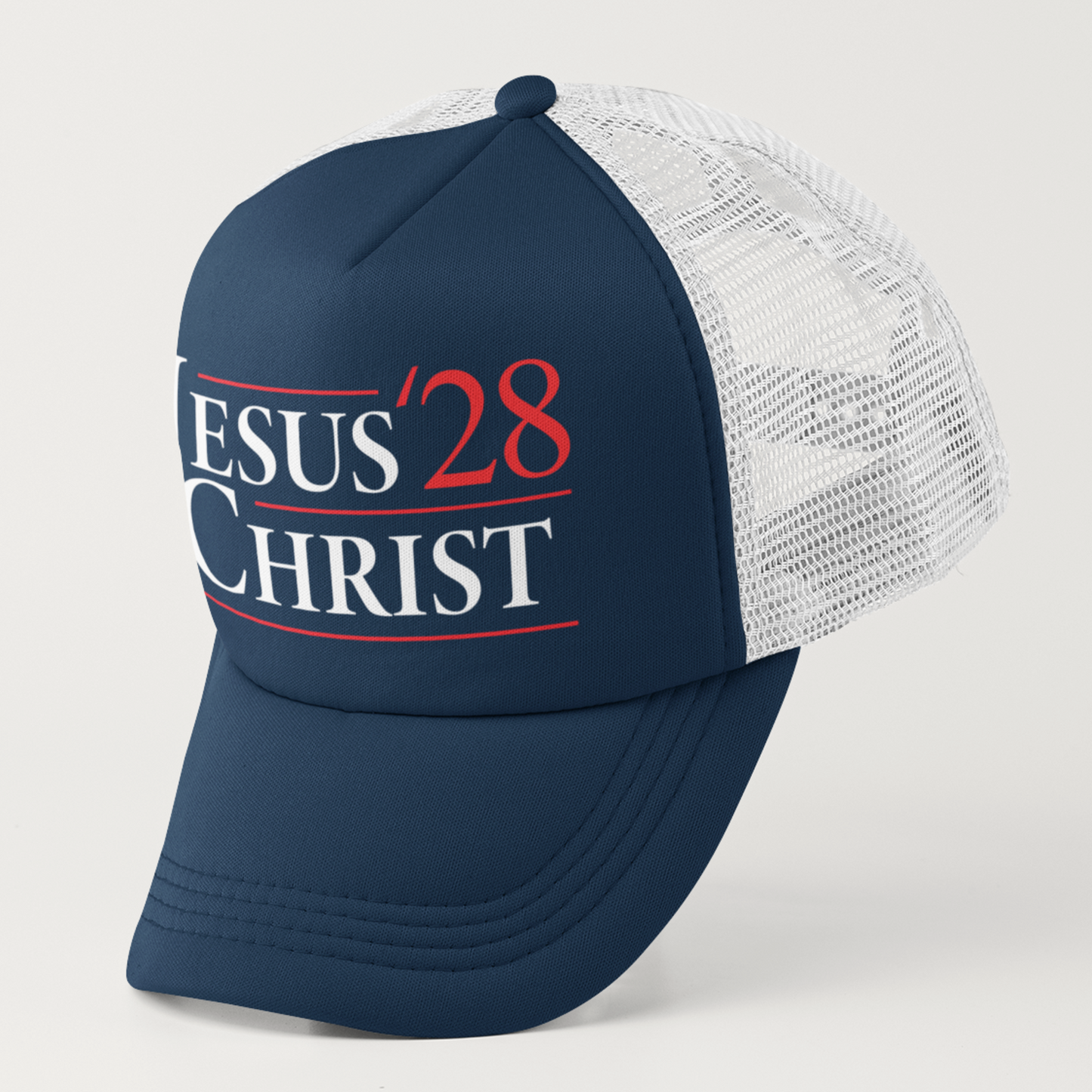 Jesus Christ 2028 Trucker Hat