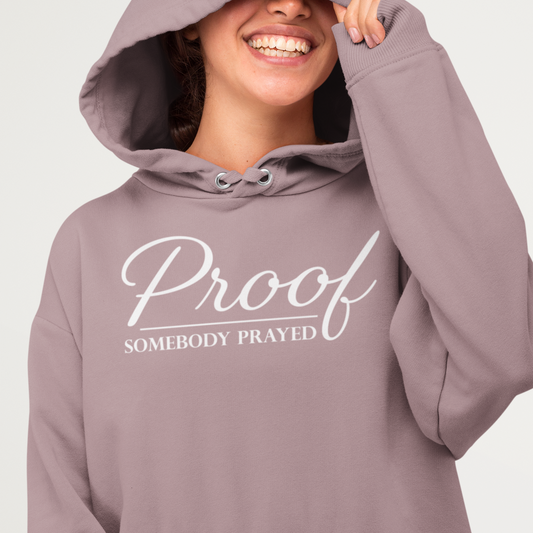 Proof Somebody Prayed Hoodie