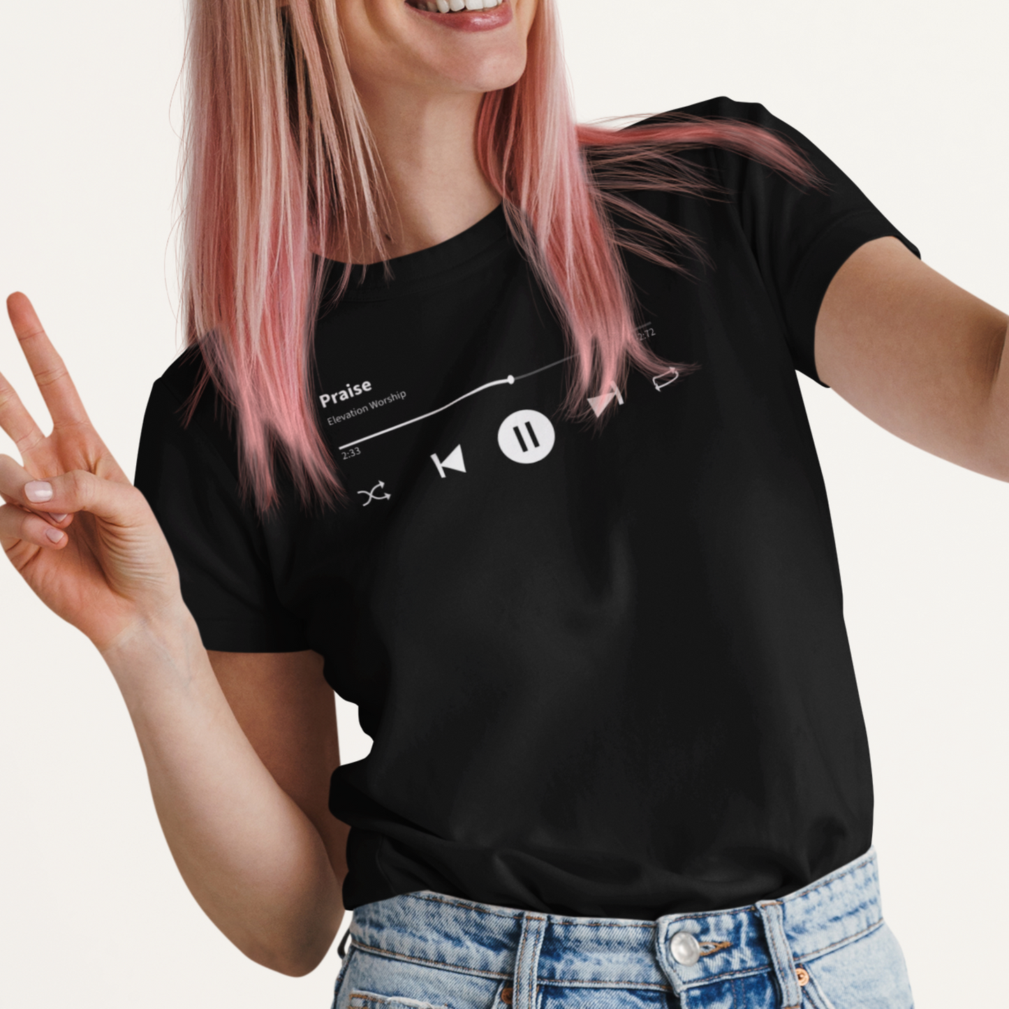 Custom Song Tee – Personalized Music Player Shirt