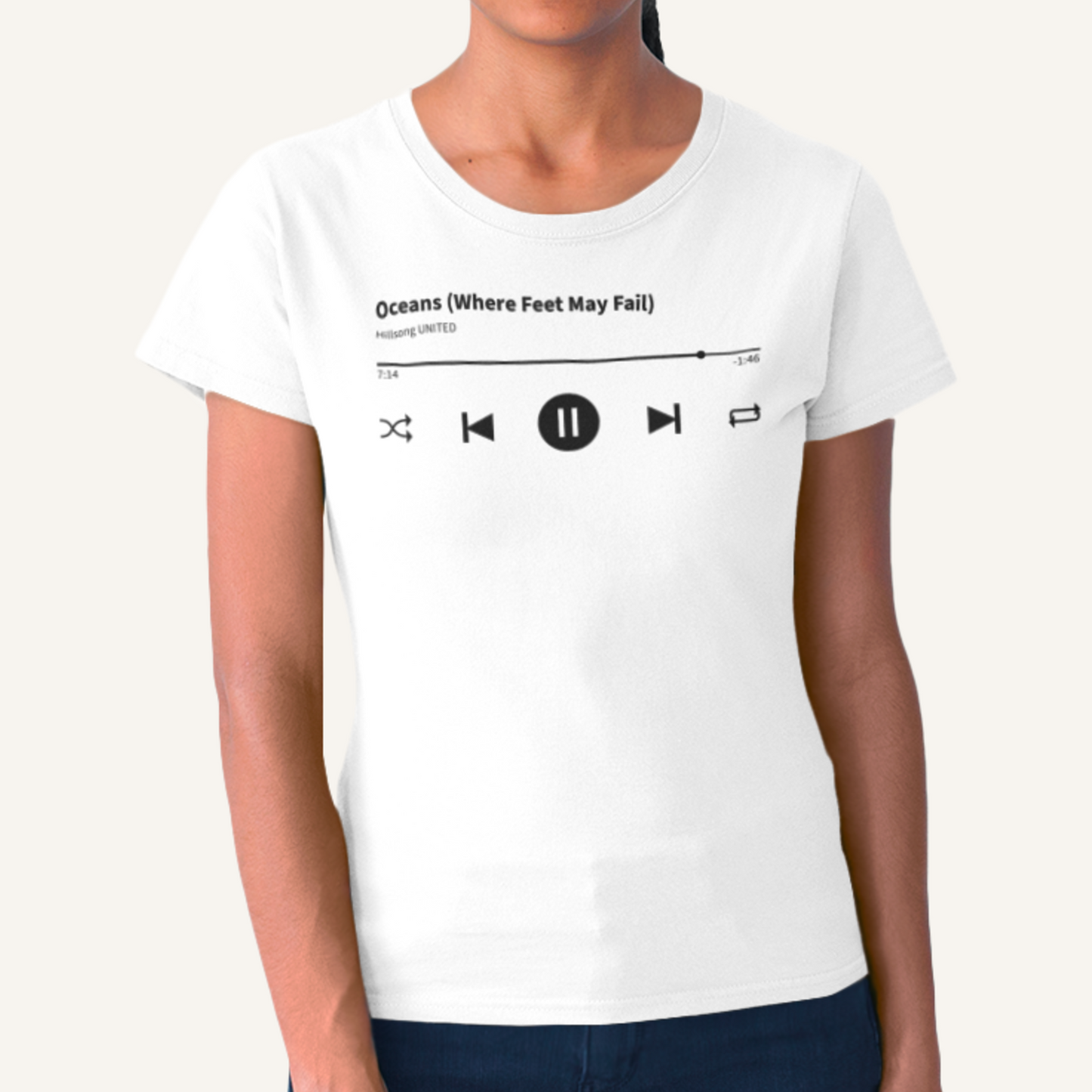 Custom Song Tee – Personalized Music Player Shirt