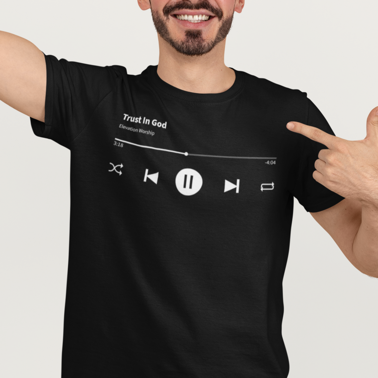 Custom Song Tee – Personalized Music Player Shirt