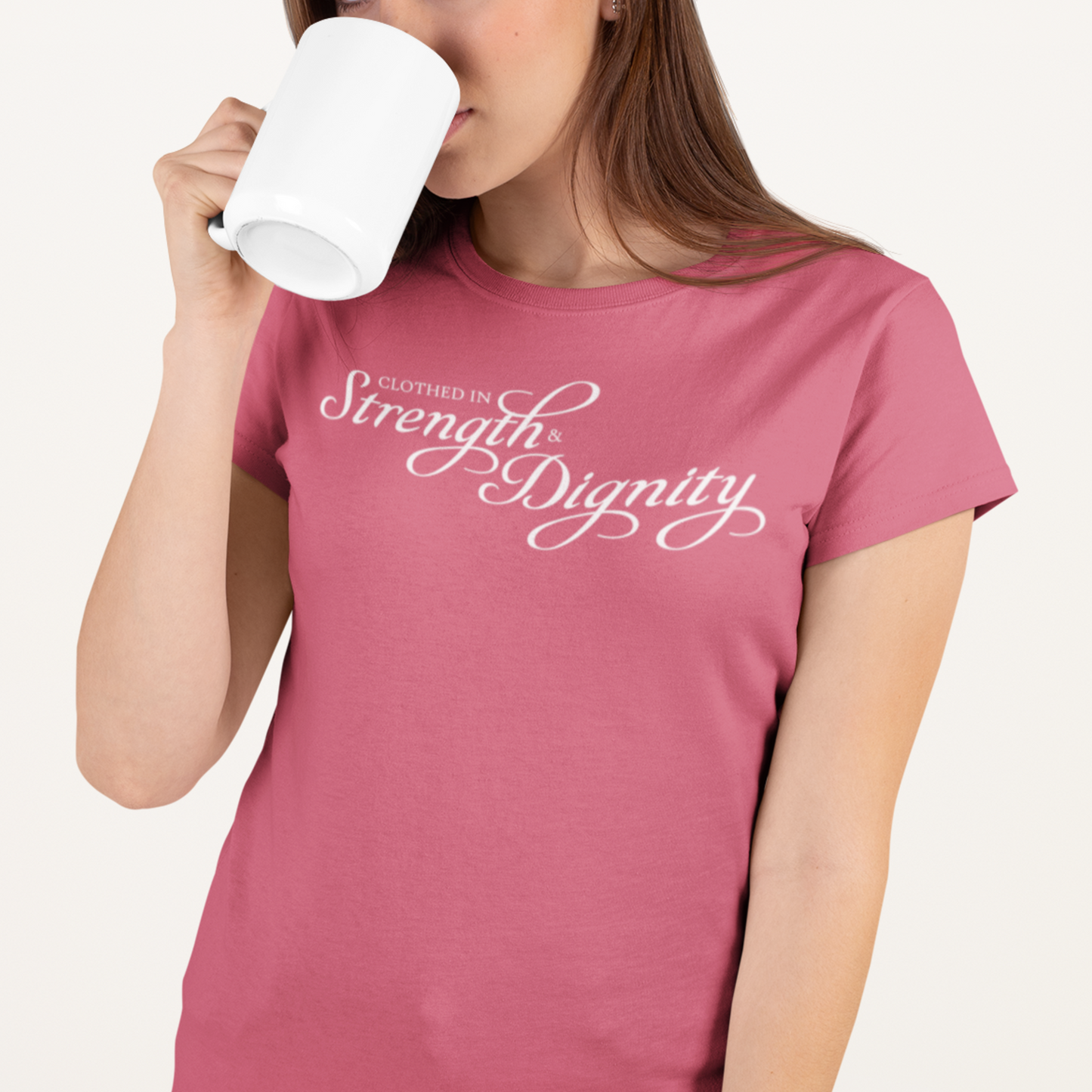 Clothed in Strength & Dignity Women’s Tee